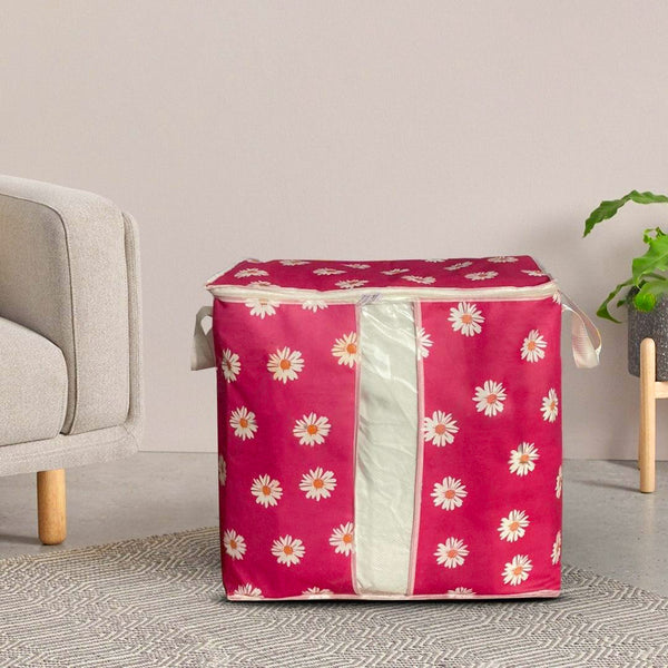 Space Saver - Floral Print Multipurpose Travel / Storage Bag