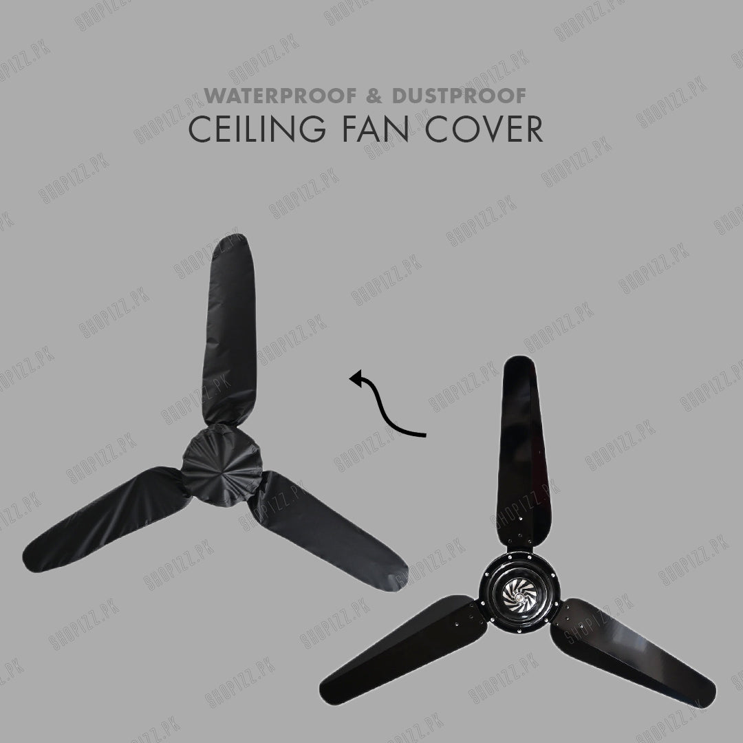 Parachute Fabric Dust & Waterproof Ceiling Fan Cover - Universal Size