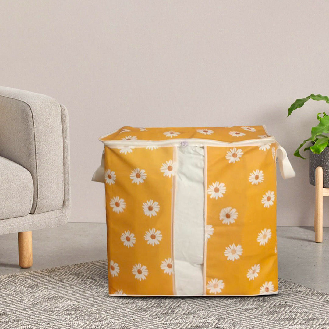 Space Saver - Floral Print Multipurpose Travel / Storage Bag