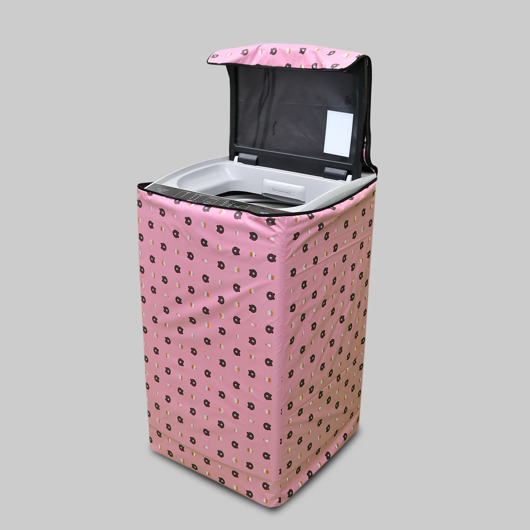 100% Waterproof Printed Washing Machine Covers in Parachute Fabric