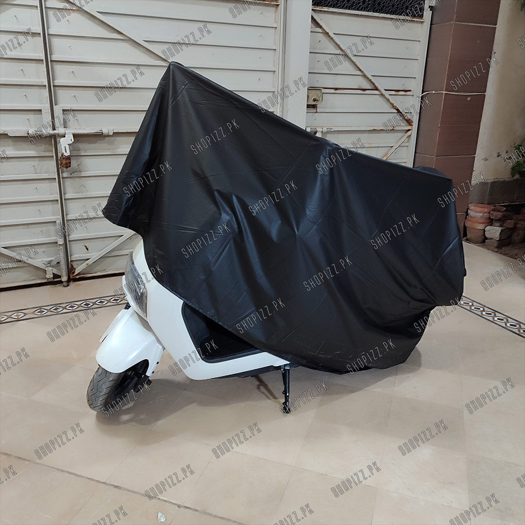 Waterproof & Dustproof Scooty Cover in Laminated Parachute Fabric
