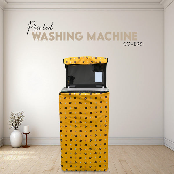 100% Waterproof Printed Washing Machine Covers in Parachute Fabric