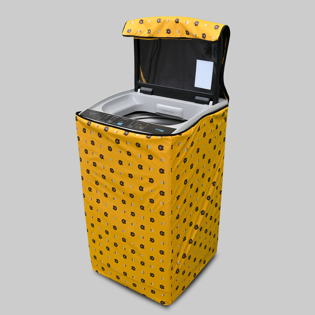 100% Waterproof Printed Washing Machine Covers in Parachute Fabric