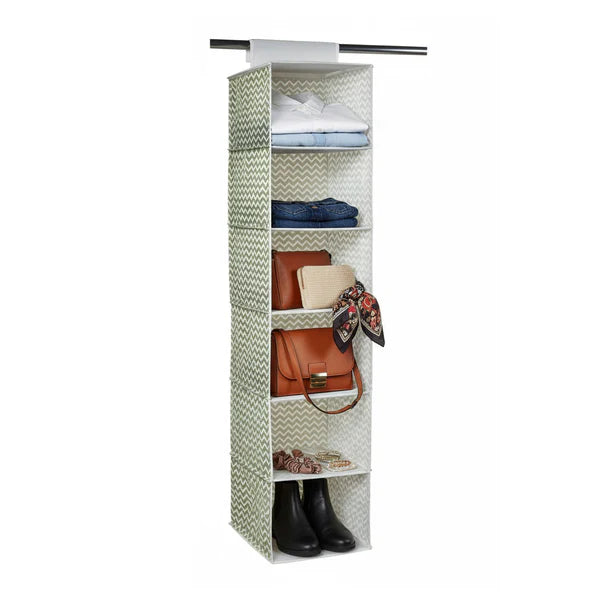 6 Layers Foldable Hanging Wardrobe Organizer