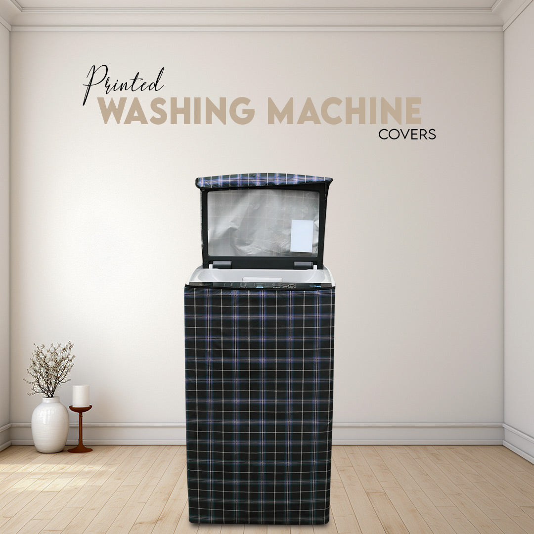 100% Waterproof Printed Washing Machine Covers in Parachute Fabric