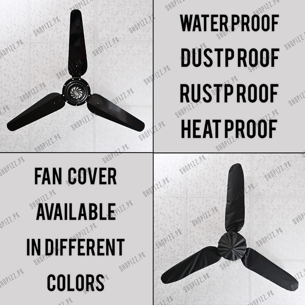 Parachute Fabric Dust & Waterproof Ceiling Fan Cover - Universal Size