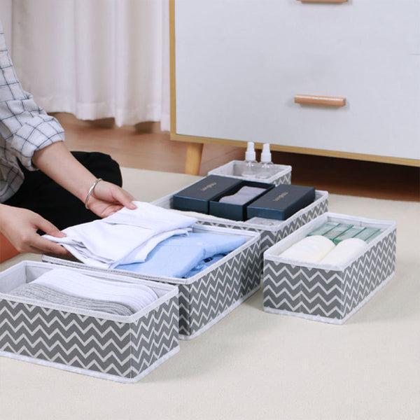 Pack of 3 Drawer Organizers-Wavy