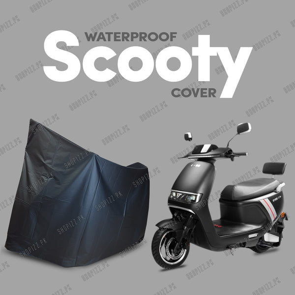 Waterproof & Dustproof Scooty Cover in Laminated Parachute Fabric