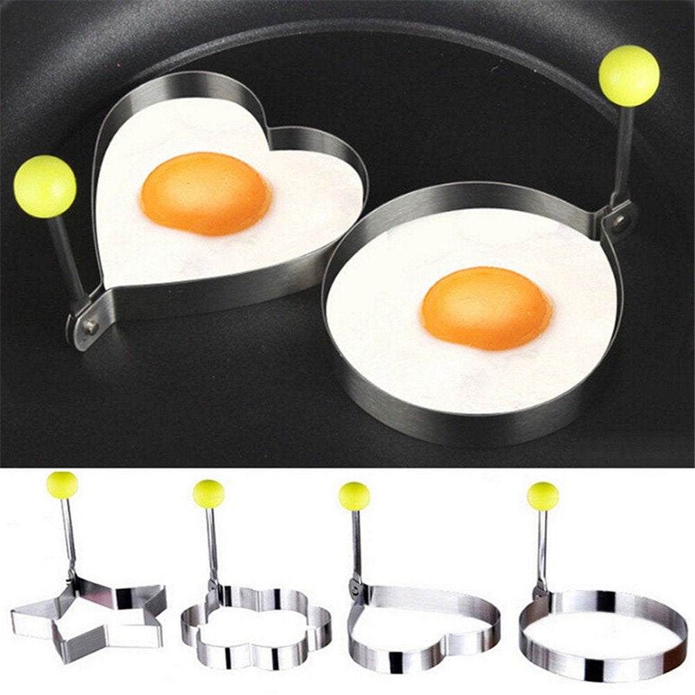 Circular Shape Stainless Steel Cookie Cutter With Handle / Stainless Steel Egg Mold (SPN G0#)