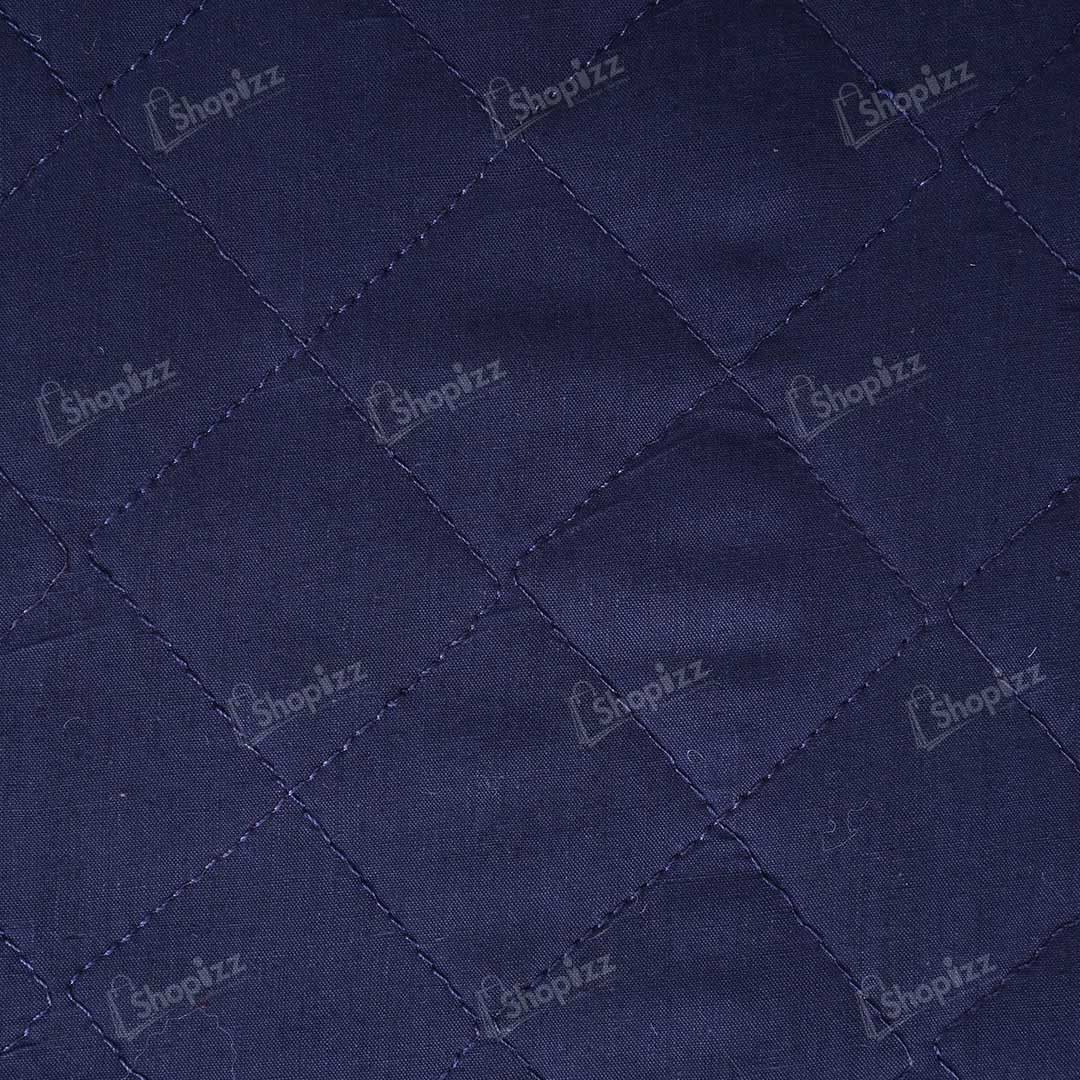 Fine Cotton Quilted Sofa Cover – Blue Color