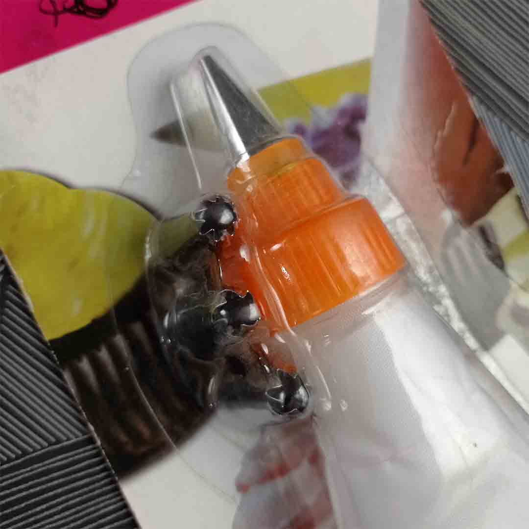 Silicon Icing Bag With Stainless Steel Piping Nozzle (ABE)
