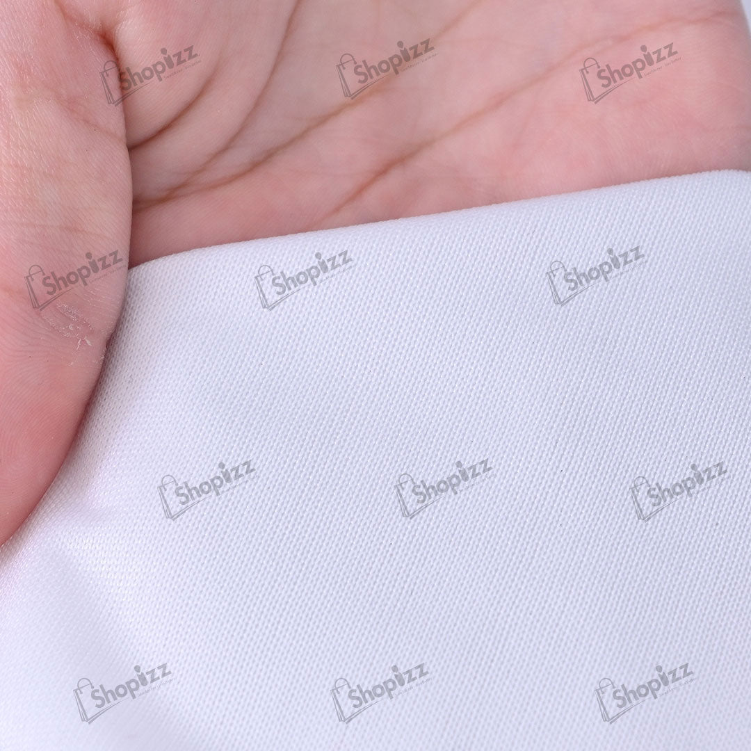 Poly Cotton Jersey Waterproof Mattress Protector In White Color With Elastic Fitting