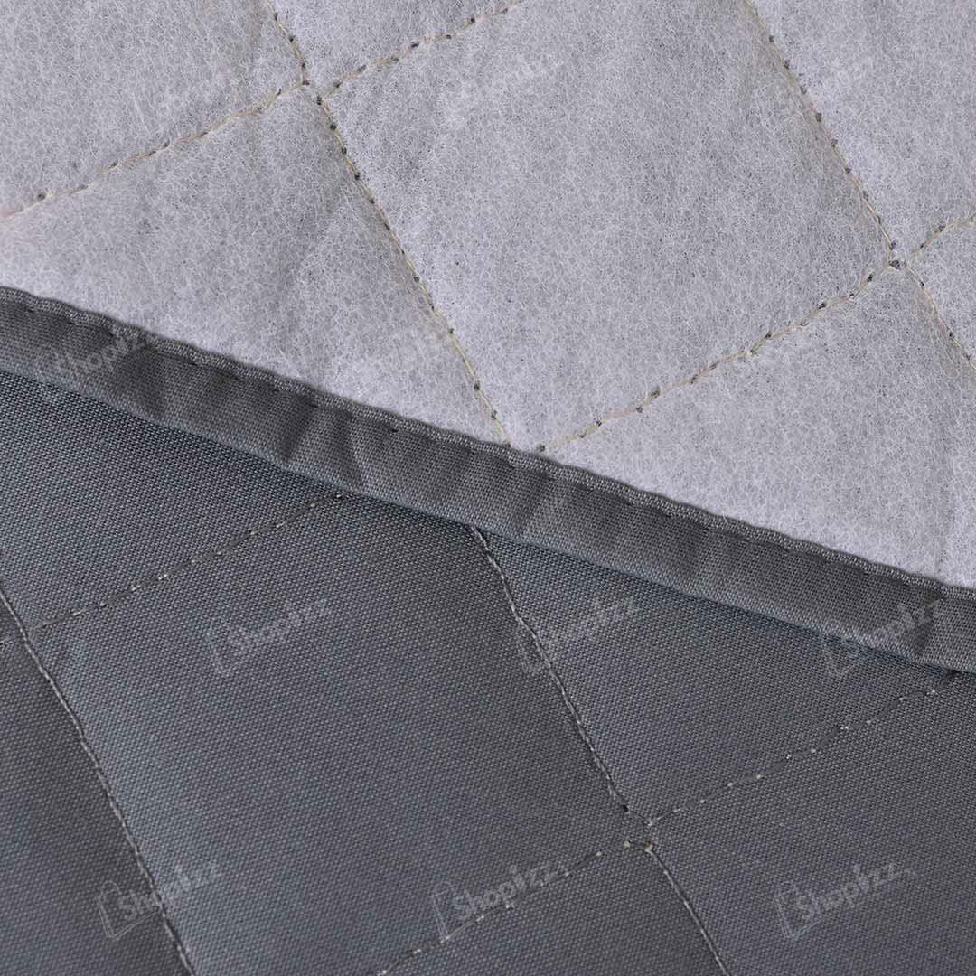 Fine Cotton Quilted Sofa Cover – Grey Color