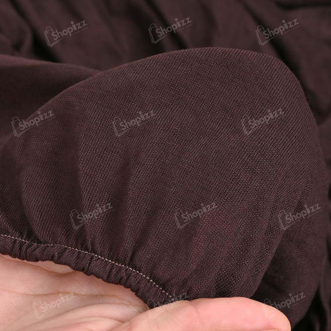 Fine Quality Fitted Style Cotton Jersey Chair Cover - Dust & Stains Proof