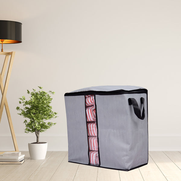 Oxford Fabric 110 GSM Multi Purpose Storage Bag – Grey Color