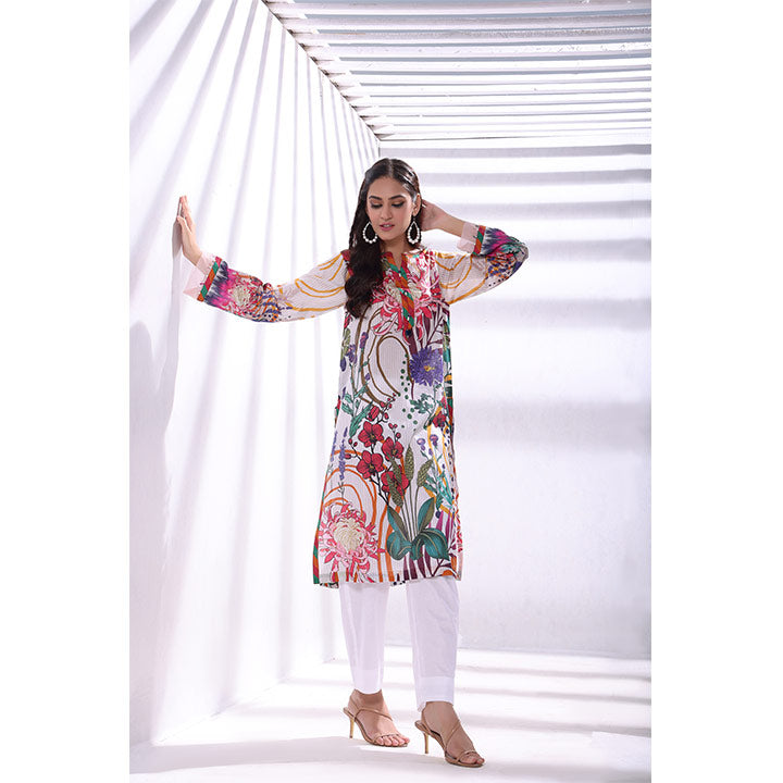 Printed Lawn Shirt RDK 018
