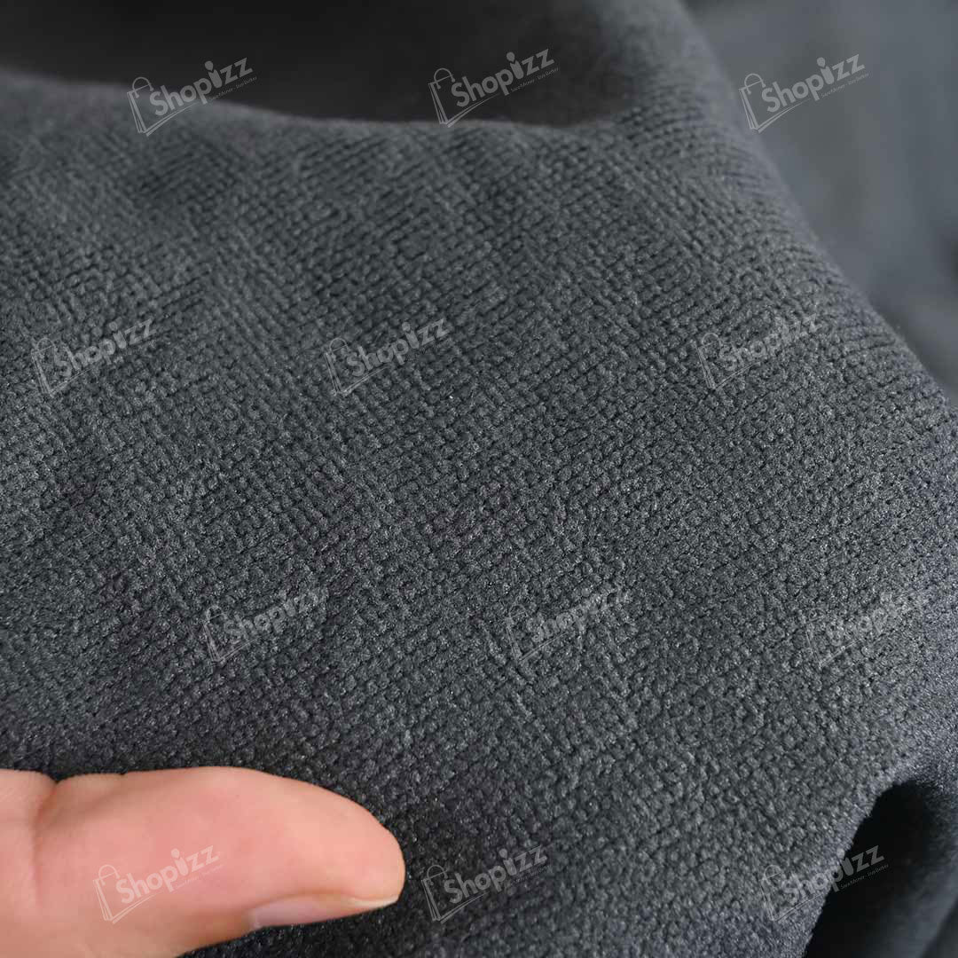 Terry polyester Waterproof Mattress Protector In Grey Color With Elastic Fitting