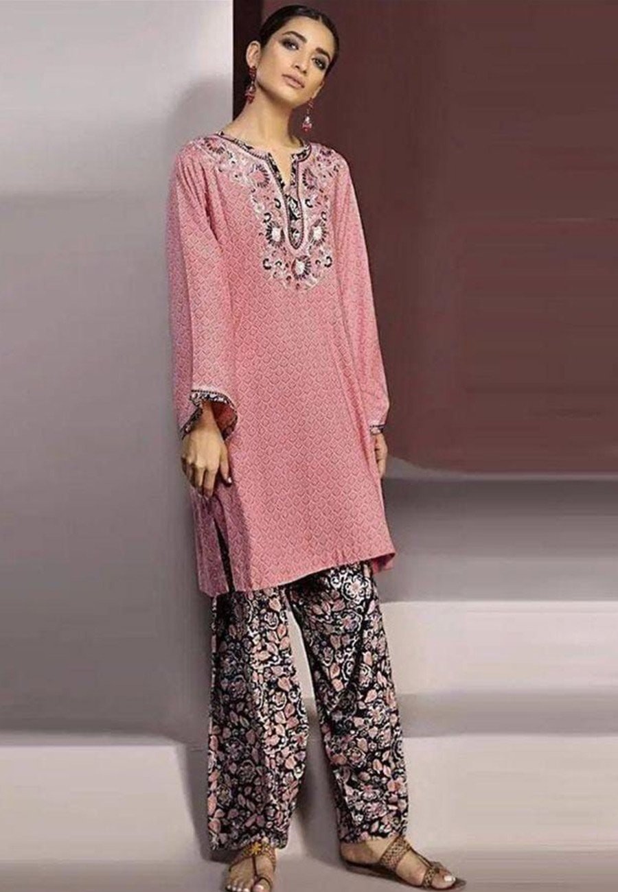 Nishat 2 PCS Full Embroidered Lawn Dress B28#