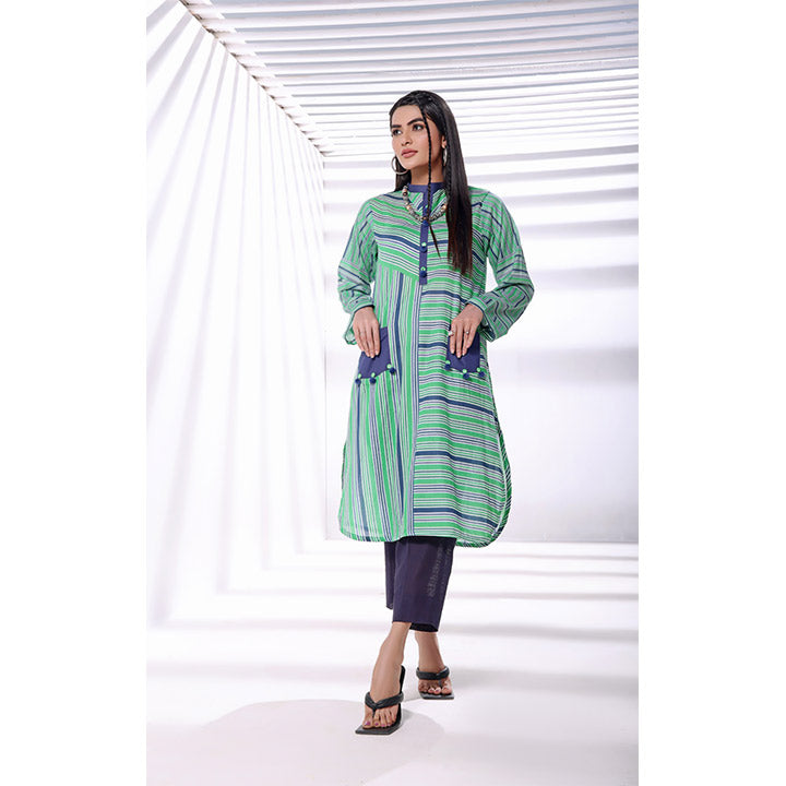 Printed Lawn Shirt RDK 021