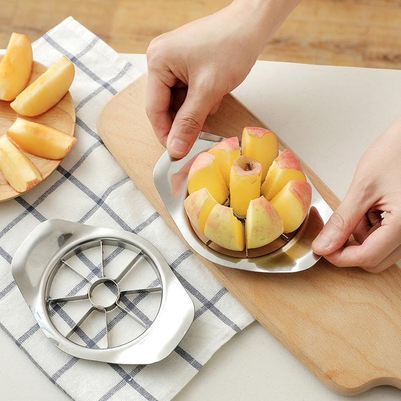 Stainless Steel Apple Slicer / Creative Apple Shaped Fruit Cutting Tool (AGE)