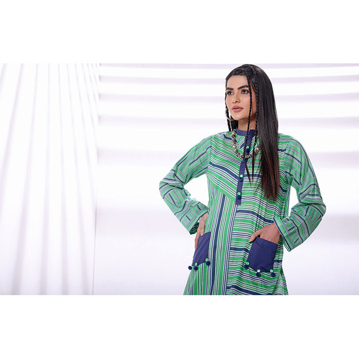 Printed Lawn Shirt RDK 021