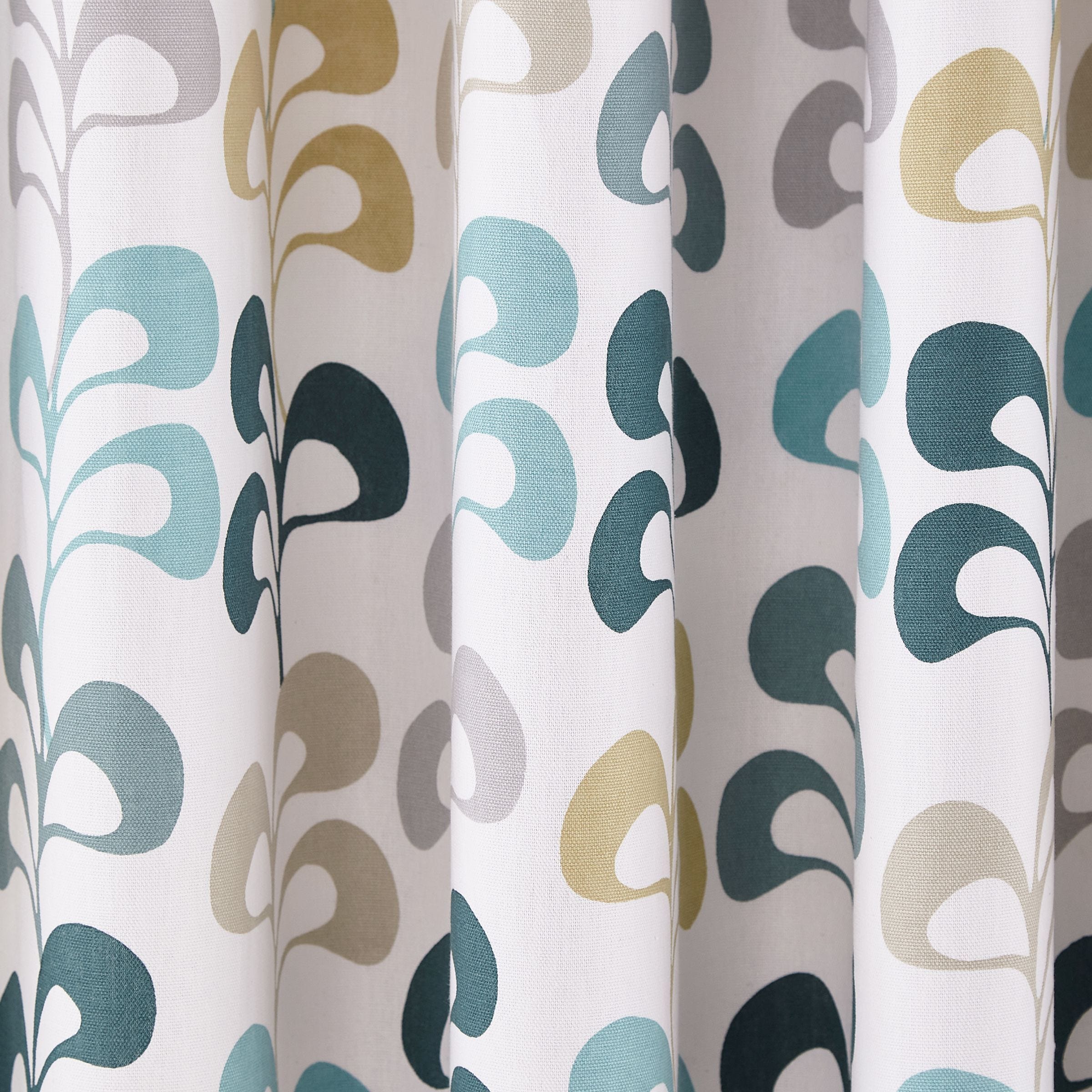 Helena Springfield Liv Teal Curtains 66″x72″(1Piece)