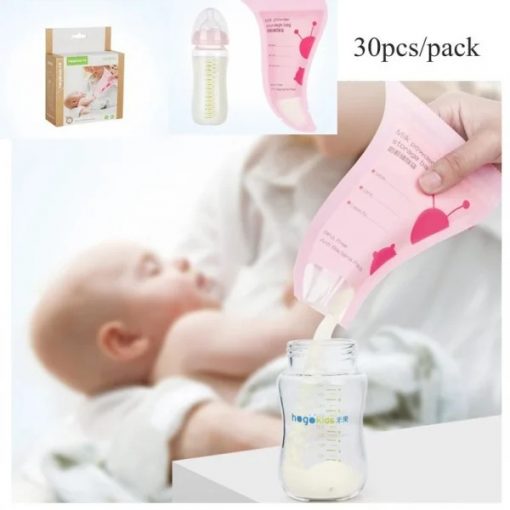 Pack Of 30 Baby Food Storage Bags / Portable Infant Feeding Pouches / Milk Powder Dispenser (EEJ)
