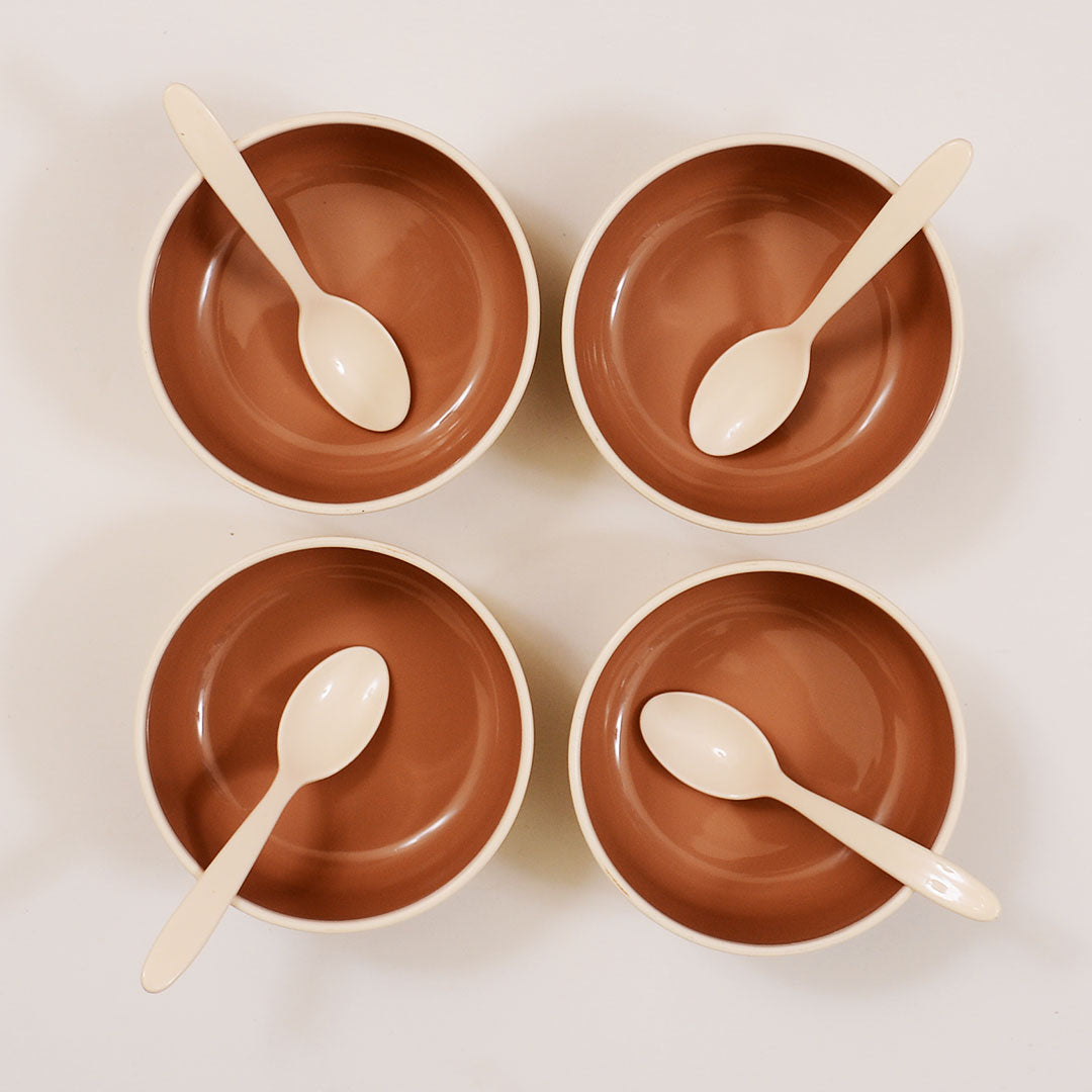 Set of 4 Food Containing Bowls / Infant Feeding Cups For Kids (DBJ)