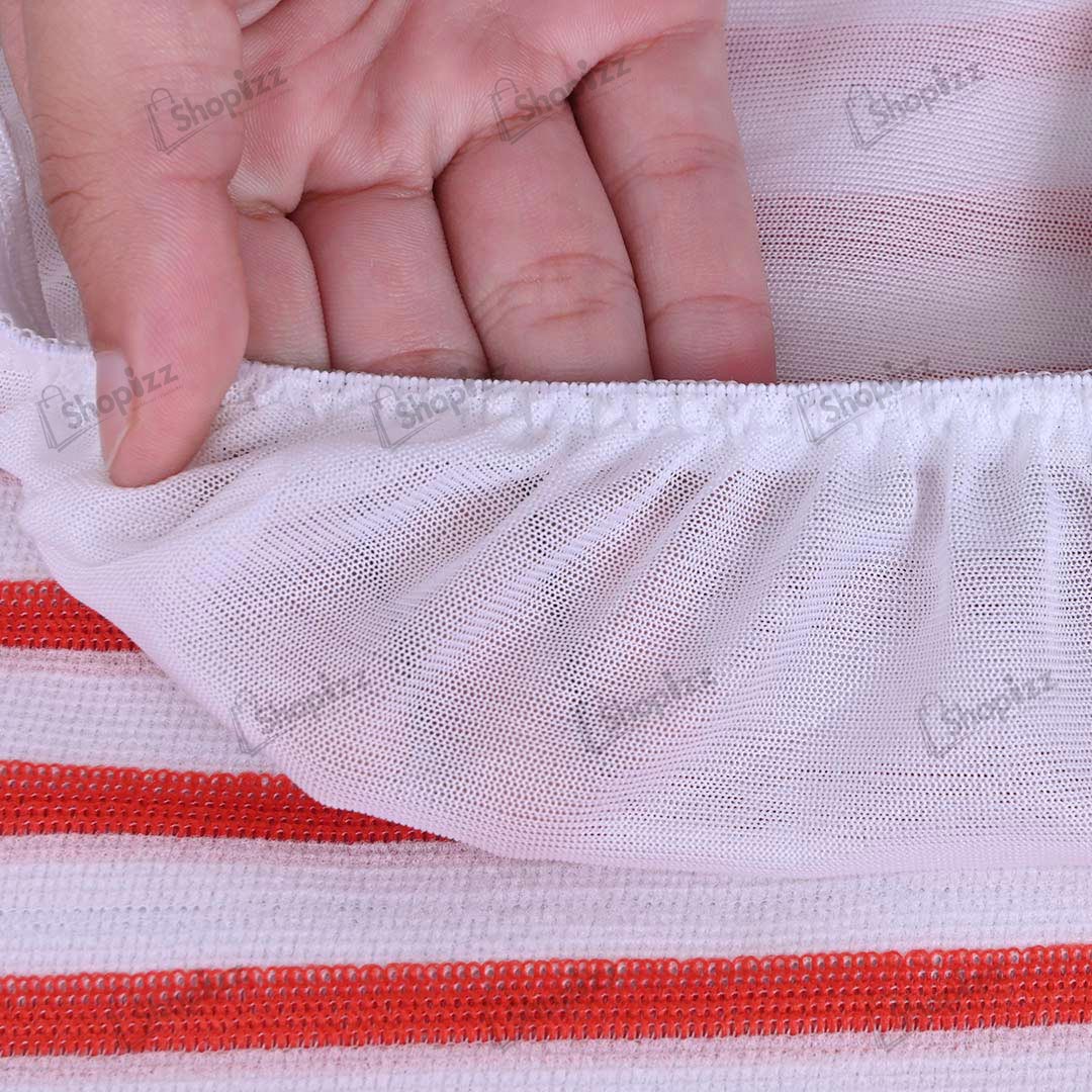 Terry Towel Waterproof Mattress Protector With Elastic Fitting – Pink