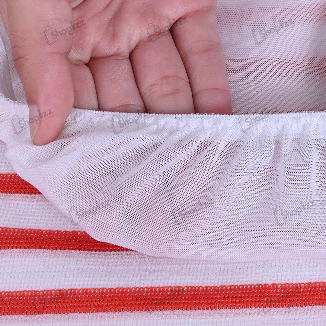 Terry Towel Waterproof Mattress Protector With Elastic Fitting – Orange