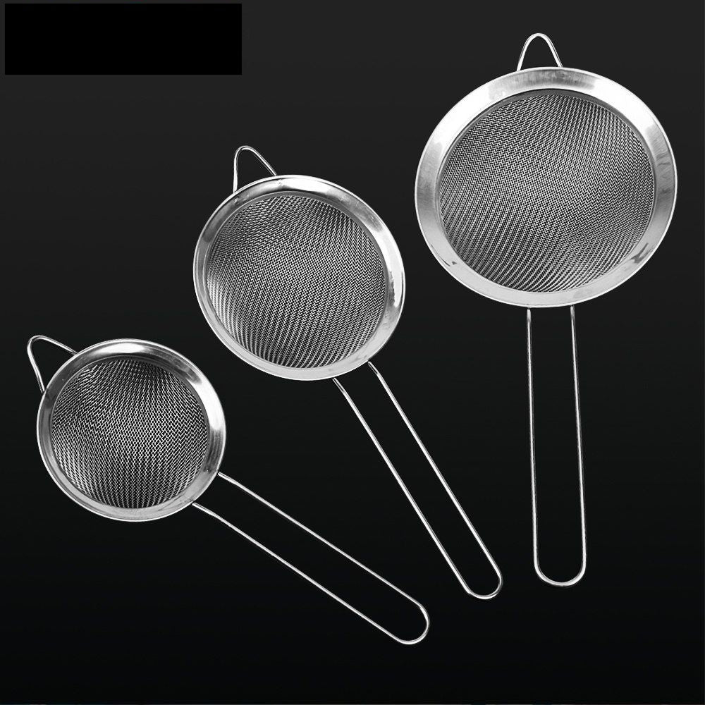 3 PCS Stainless steel Wire Fine Mesh Oil Strainer Flour Colander