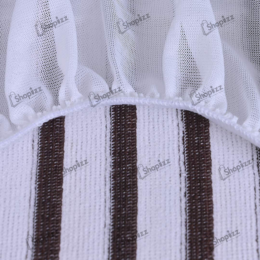 Terry Towel Waterproof Mattress Protector With Elastic Fitting – Brown