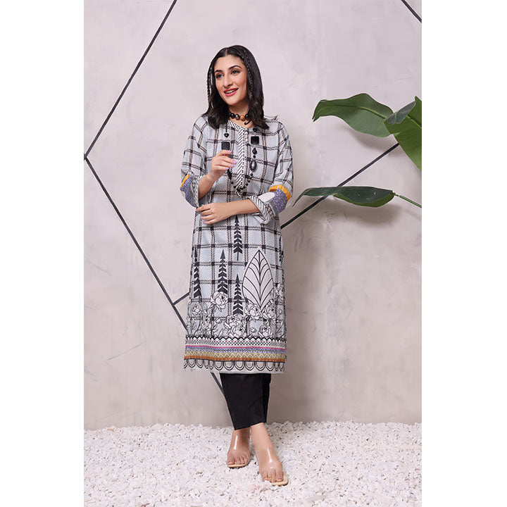 Printed Lawn Shirt RDK 025