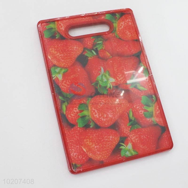 High Quality Plastic Food Printed Anti Groove Cutting Board (SPN BC0#)