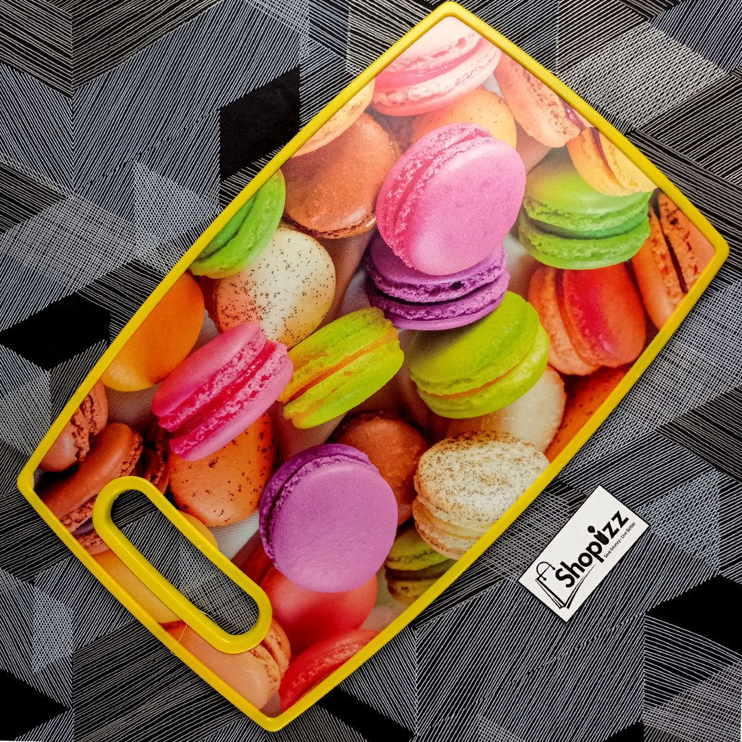High Quality Plastic Fruit Printed Anti Groove Cutting Board(BBJ)