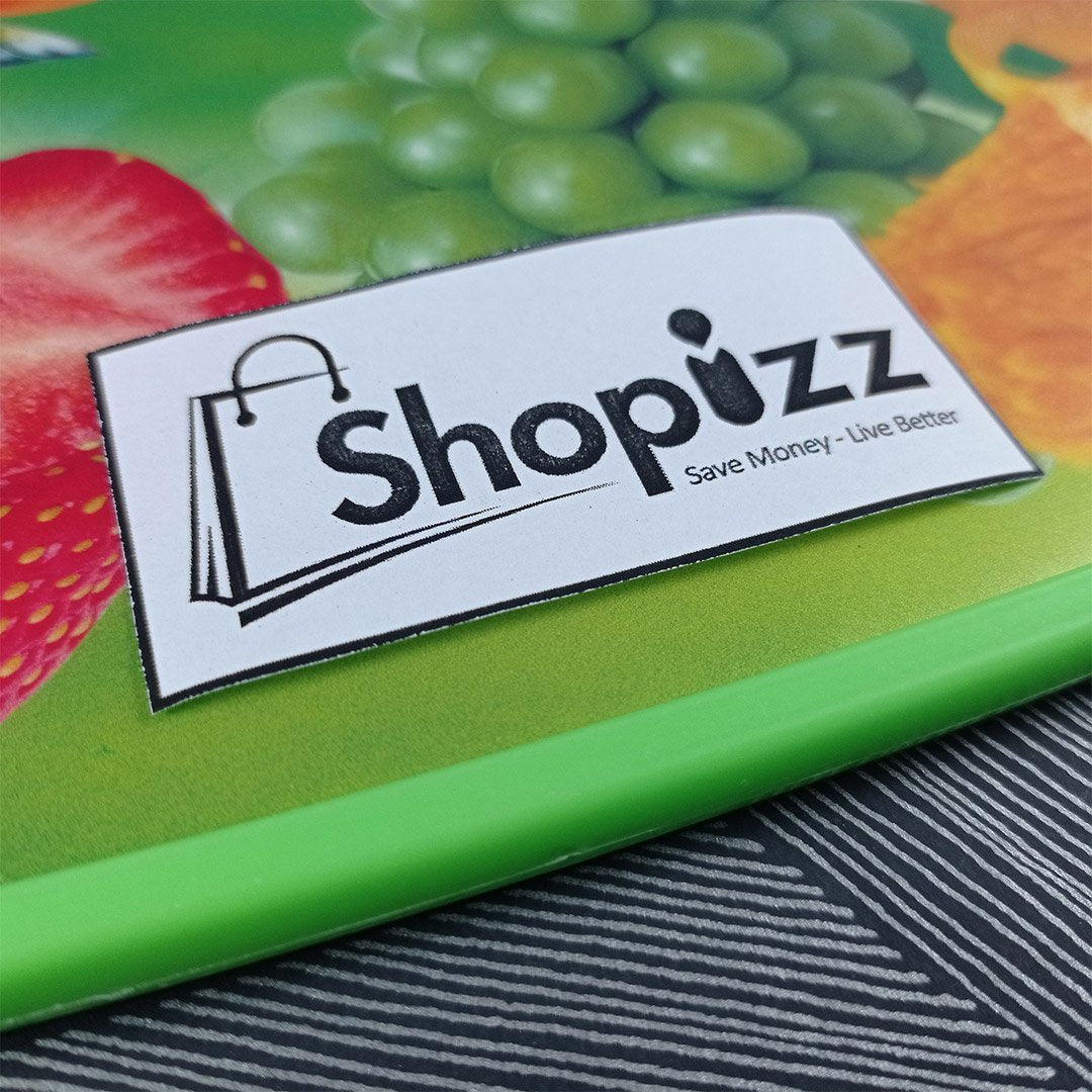 High Quality Plastic Fruit Printed Anti Groove Cutting Board(BBJ)