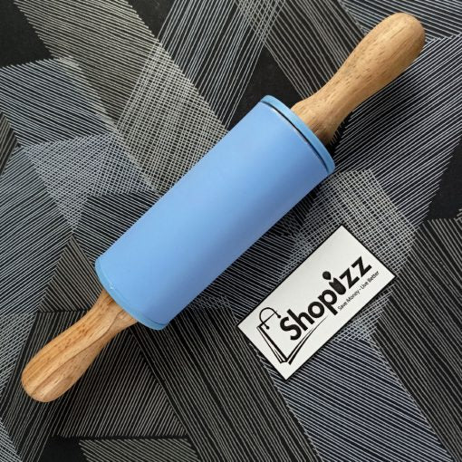 Non-Stick Silicone Rolling Pin With Wooden Handle in Small size (AGJ)