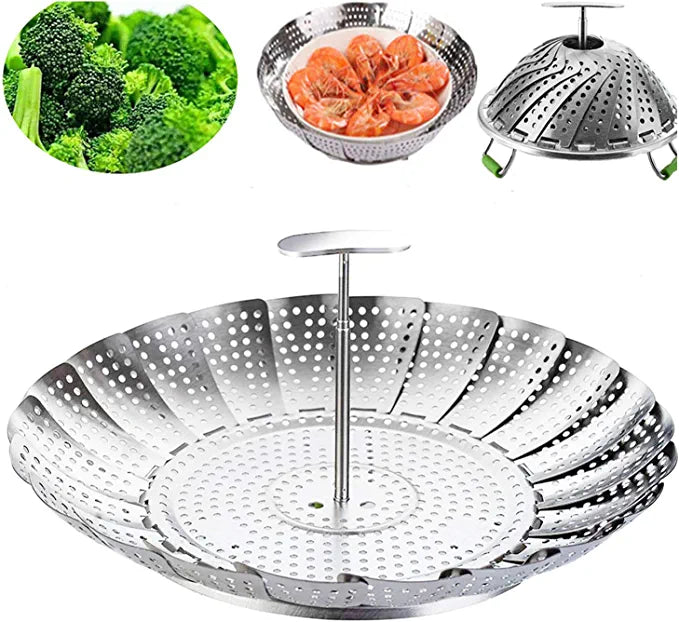 Steamer Basket / Folding Dish Food Steamer / Steamer  Stockpot