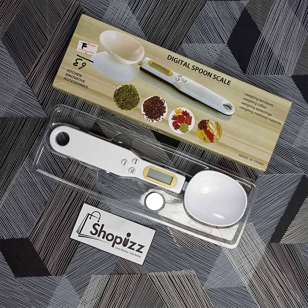 Electronic Measuring Spoon/ Adjustable Digital Spoon Scale (Weight 1-500 g)(EJJ)