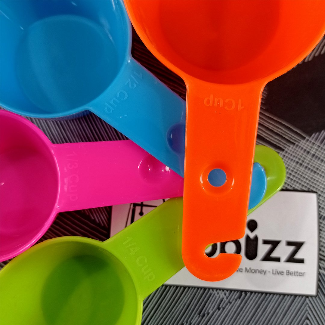 4 Piece Measuring Spoons Set / Liquid Ingredients Measuring Tools (ABE)