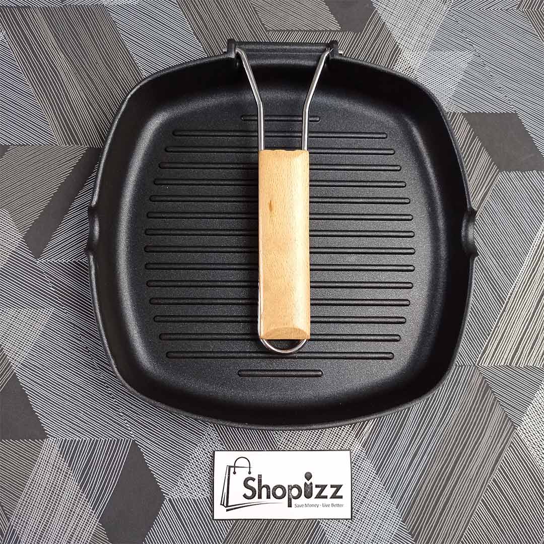 Prestige Aluminium Die Cast Plus Square Grill Pan 24cm (ACJJ)
