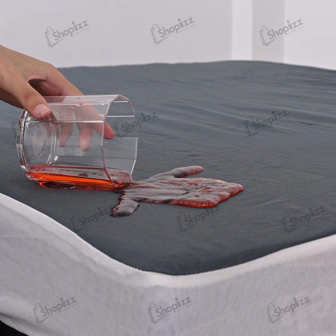 100% Waterproof Mattress Protector Parachute Fabric & Fitted Style - Available in 6 Colors