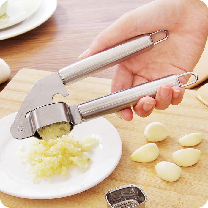 Steel Masher Hand Held Garlic Press Garlic Mincer Kitchen Accessories Crusher