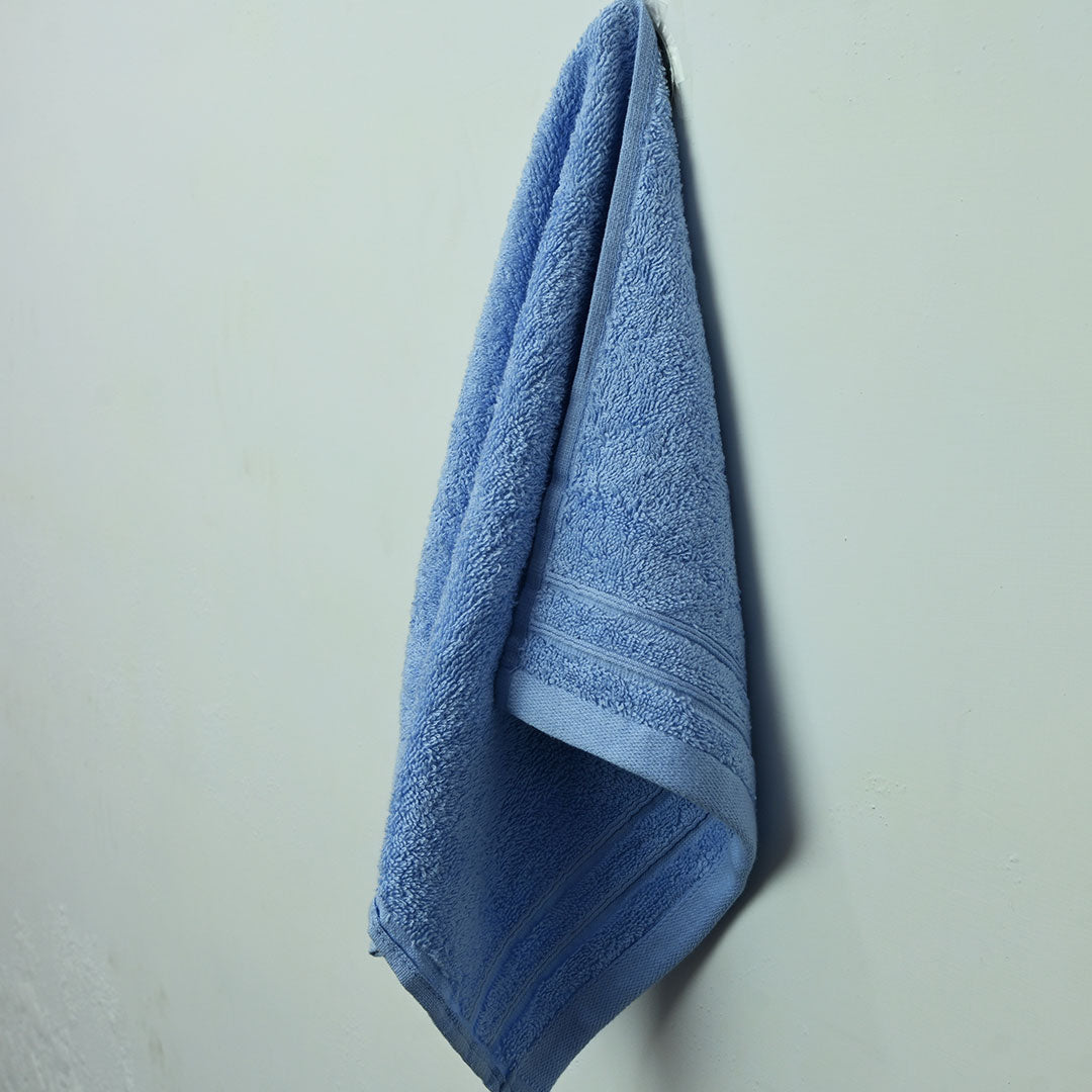 Luxury 100% Cotton Supreme Hand Towel - Blue (12" x 20")