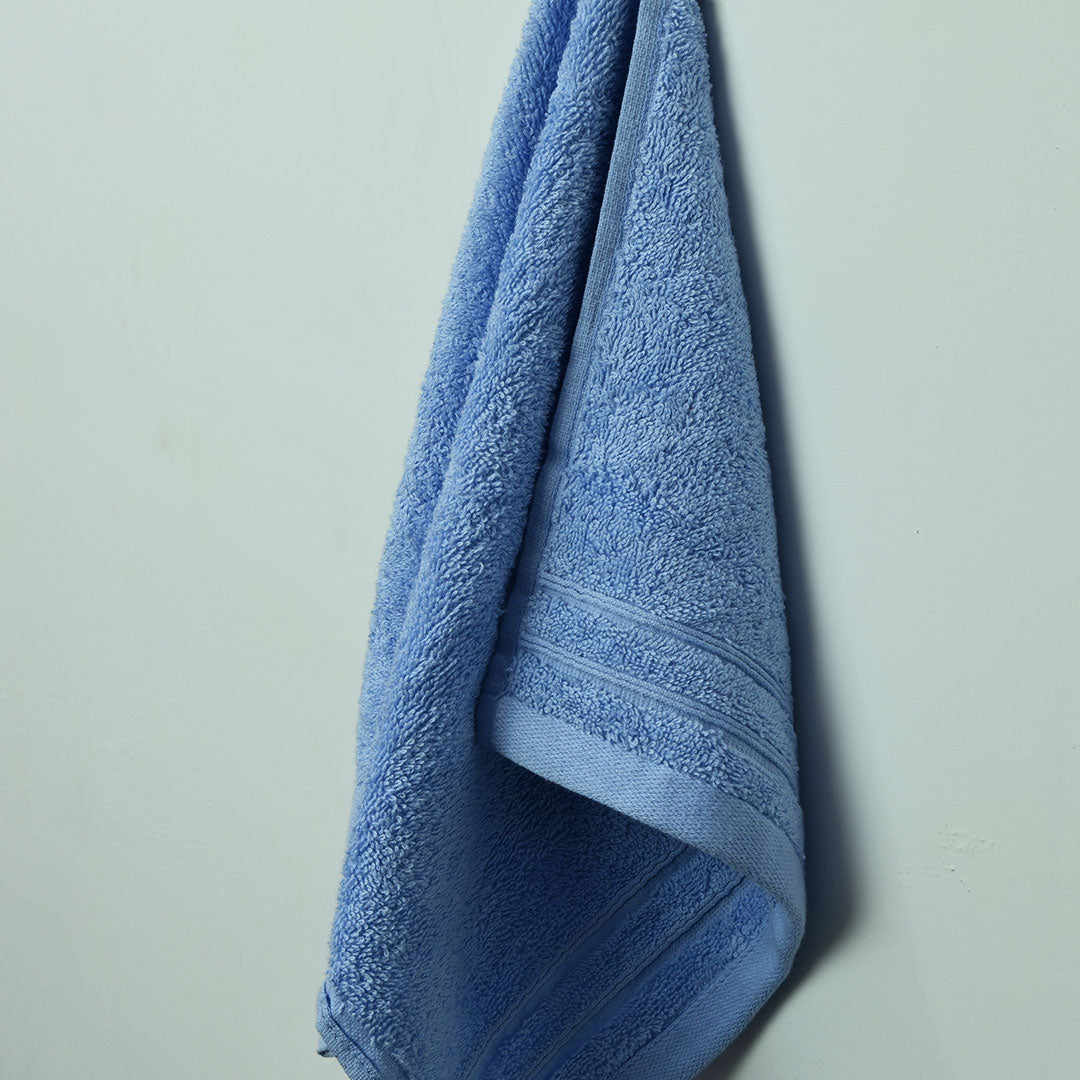 Luxury 100% Cotton Supreme Hand Towel - Blue (12" x 20")