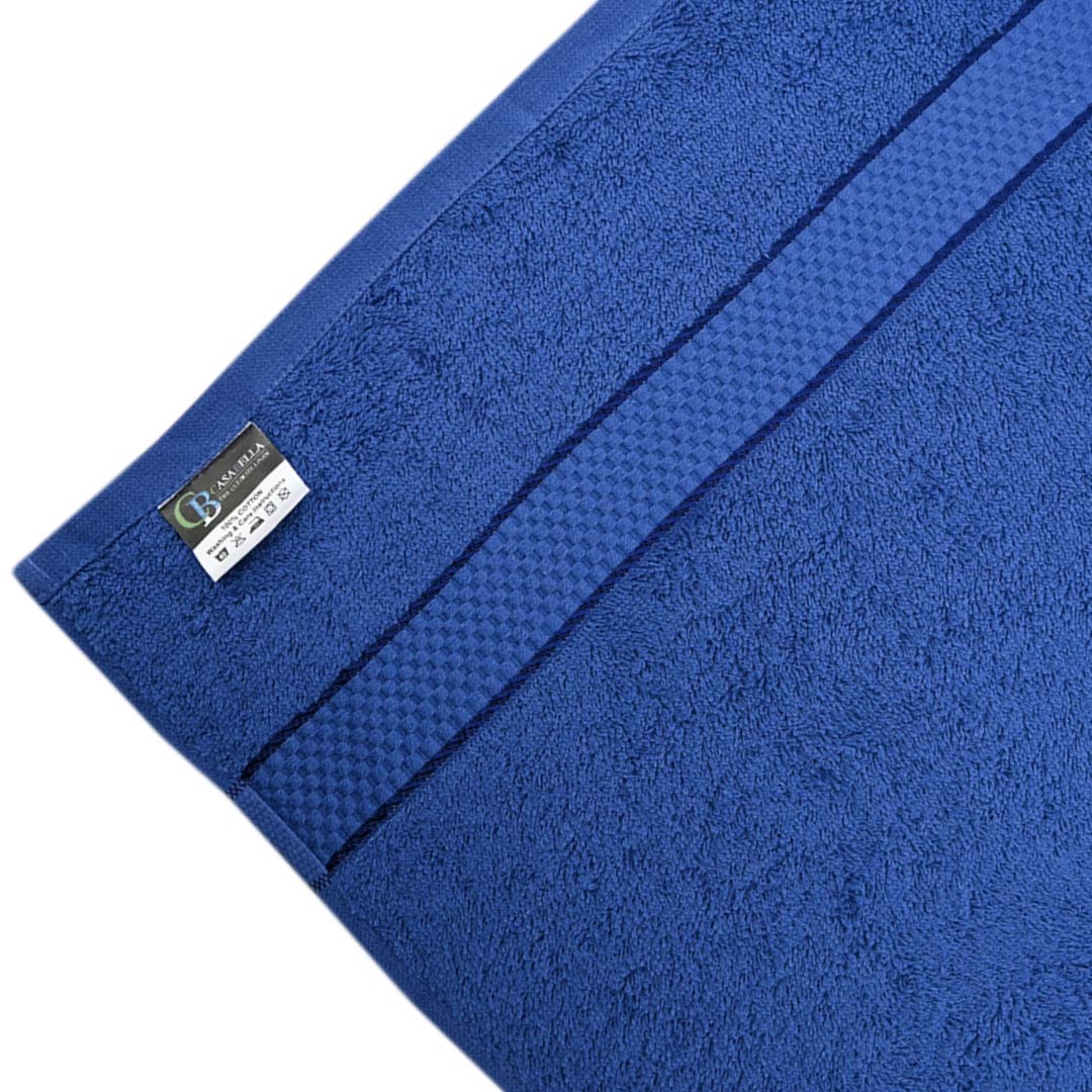 Luxury 100% Cotton Supreme Bath Towel - Blue (27" x 54")