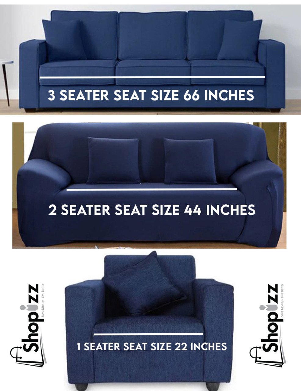 Plain Coffee Color Cotton Jersey Fitted Sofa Cover – SSC88010