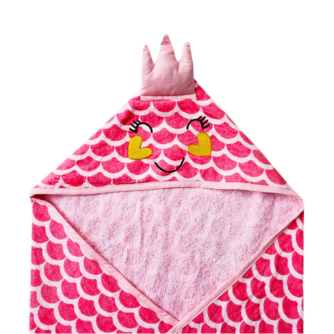 Cartoon Hooded Baby Towel Wrap