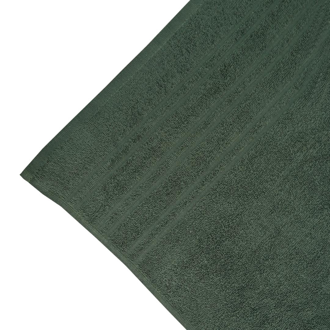 Luxury 100% Cotton Supreme Bath Towel - Dark Green (20" x 40")