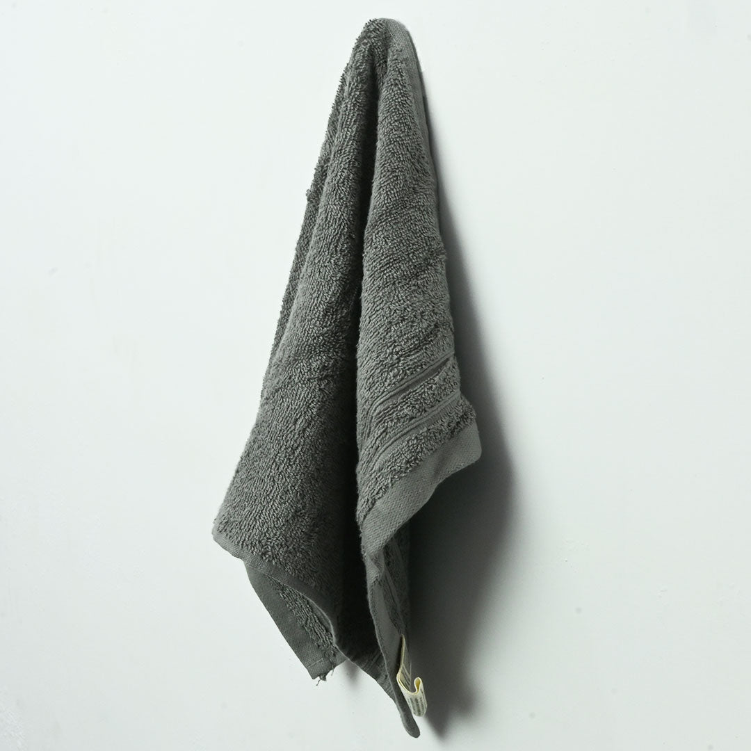Luxury 100% Cotton Supreme Hand Towel - Dark Grey (12" x 20")